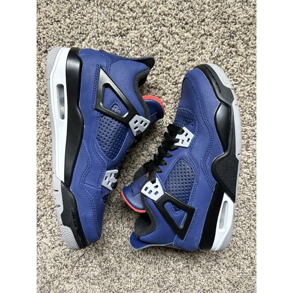 Nike Air Jordan 4 Winter Loyal Blue Size 4 Youth (Size 5.5 Women's) - Picture 6 of 11